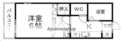 コーポグリーンヒル 201｜宮城県仙台市太白区緑ケ丘４丁目(賃貸アパート1K・2階・17.90㎡)の写真 その2