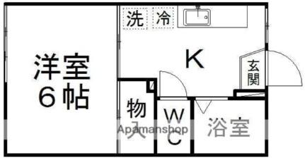 パルはなみずき 201 ｜ 宮城県仙台市青葉区台原２丁目（賃貸アパート1K・2階・21.00㎡） その2