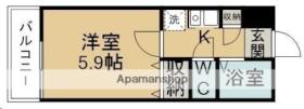 パークウッド台原 305 ｜ 宮城県仙台市青葉区旭ケ丘１丁目（賃貸マンション1K・3階・19.20㎡） その2