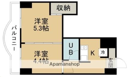 ランドマーク支倉 907｜宮城県仙台市青葉区支倉町(賃貸マンション2K・9階・29.80㎡)の写真 その2