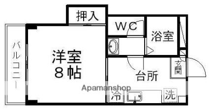 メゾンみち 302 ｜ 宮城県仙台市青葉区柏木１丁目（賃貸マンション1K・3階・29.10㎡） その2