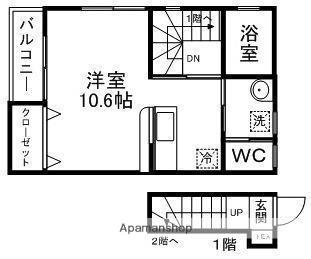 ウィパルクII 201 ｜ 宮城県仙台市青葉区新坂町（賃貸アパート1R・2階・32.00㎡） その2