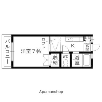 ロイヤルパレス 203｜宮城県仙台市泉区歩坂町(賃貸アパート1K・2階・24.00㎡)の写真 その2