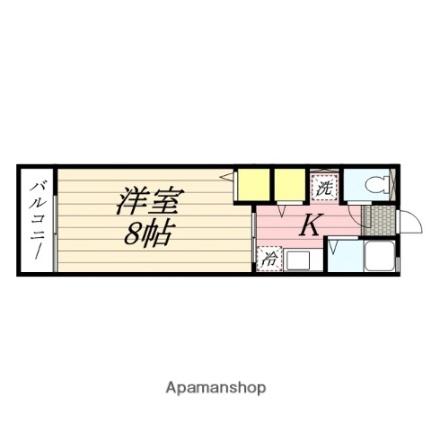 グーテンモルゲン 202｜宮城県仙台市泉区長命ケ丘１丁目(賃貸アパート1K・2階・24.54㎡)の写真 その2