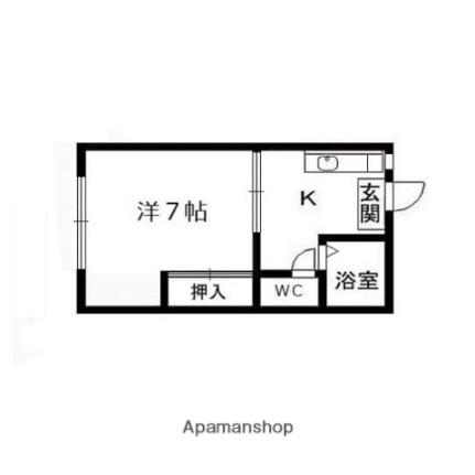 八乙女ハイツ（上谷刈） 102｜宮城県仙台市泉区上谷刈１丁目(賃貸アパート1K・1階・23.18㎡)の写真 その2