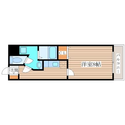 リヴィエール仙台西 ｜宮城県仙台市青葉区落合１丁目(賃貸アパート1K・2階・26.40㎡)の写真 その2