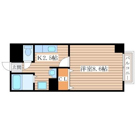 ＮＯＲＴＨ　ＣＩＴＹ50  ｜ 宮城県仙台市青葉区角五郎２丁目（賃貸マンション1K・3階・26.00㎡） その2