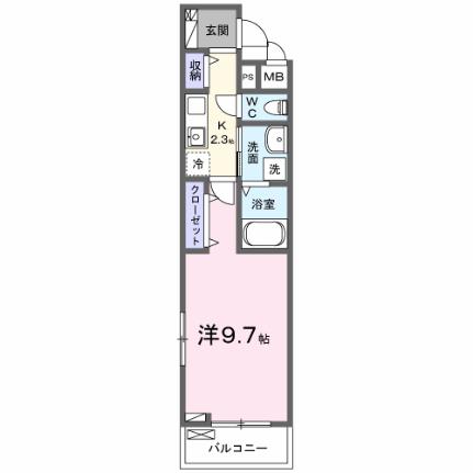 杜の風　原町II 204｜宮城県仙台市宮城野区原町４丁目(賃貸アパート1K・2階・31.21㎡)の写真 その2