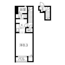 上野ハイツ 202 ｜ 宮城県仙台市宮城野区幸町１丁目（賃貸アパート1K・2階・33.44㎡） その2