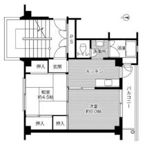 ビレッジハウス清水1号棟 0208 ｜ 秋田県湯沢市清水町５丁目（賃貸マンション2K・2階・33.61㎡） その2