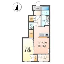 グラシアスＡ 103 ｜ 福島県郡山市久留米６丁目（賃貸アパート1LDK・1階・42.97㎡） その2