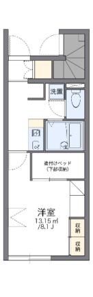 レオパレス堀割 104｜茨城県神栖市堀割１丁目(賃貸アパート1K・1階・23.61㎡)の写真 その2