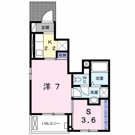 ピボットI 105 ｜ 茨城県神栖市平泉東１丁目（賃貸アパート1K・1階・30.85㎡） その2