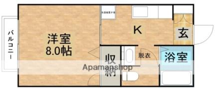 フォーブル元町Ｃ 102 ｜ 栃木県大田原市元町２丁目（賃貸アパート1K・1階・24.50㎡） その2