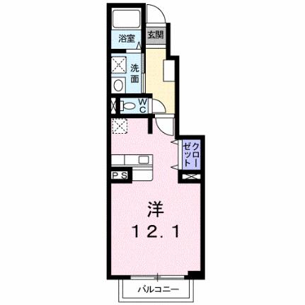 サニーヒルズ・オカベ 103｜栃木県真岡市荒町４丁目(賃貸アパート1K・1階・32.90㎡)の写真 その2