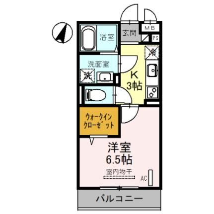 埼玉県さいたま市浦和区領家４丁目(賃貸アパート1K・2階・26.71㎡)の写真 その2