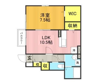 メゾンプランドール　II 101｜埼玉県さいたま市緑区大字中尾(賃貸アパート1LDK・1階・47.80㎡)の写真 その2