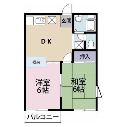 シャングリラ21 105号室｜埼玉県さいたま市緑区東浦和８丁目(賃貸アパート2DK・1階・39.74㎡)の写真 その2