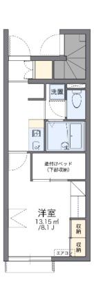 レオパレスくおれ 105｜埼玉県加須市愛宕２丁目(賃貸アパート1K・1階・23.61㎡)の写真 その2