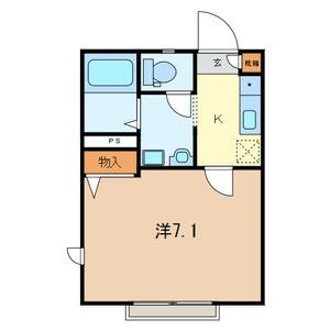 フジプラネックス2  ｜ 埼玉県川越市大字藤間（賃貸アパート1K・2階・22.24㎡） その2