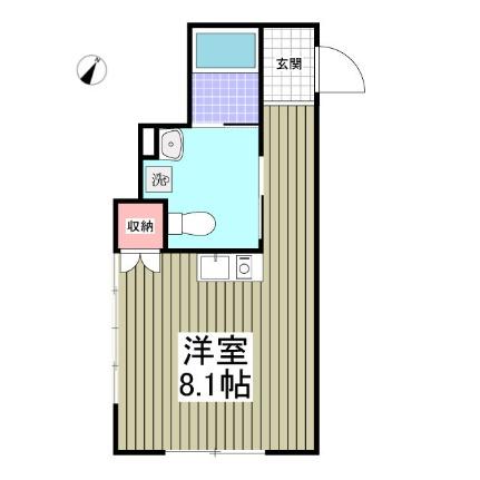 リブレス新河岸V　旧新河岸元寮 101 ｜ 埼玉県川越市大字砂新田（賃貸アパート1R・1階・25.00㎡） その2