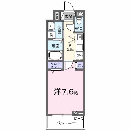 サニーサイドシーズン 103｜埼玉県川越市大字藤間(賃貸アパート1K・1階・27.02㎡)の写真 その2