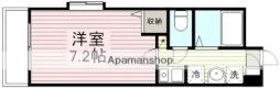 東武東上線 川越市駅 徒歩8分の賃貸マンション 1階1Kの間取り