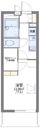 レオパレスグランド　オープリー 308｜埼玉県入間郡毛呂山町岩井西２丁目(賃貸マンション1K・3階・20.81㎡)の写真 その2