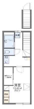 レオパレスサンリーブII 202｜千葉県市川市柏井町２丁目(賃貸アパート1K・2階・26.08㎡)の写真 その2