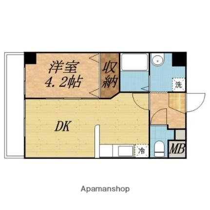 千葉県船橋市本町６丁目（賃貸マンション1DK・3階・32.40㎡） その2