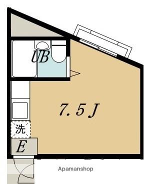 メゾンリッシュ第2西船 205｜千葉県船橋市海神町南１丁目(賃貸アパート1R・2階・14.69㎡)の写真 その2