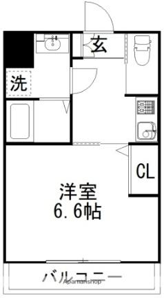 パラシアII  ｜ 千葉県八千代市八千代台北１６丁目（賃貸マンション1K・2階・23.40㎡） その2