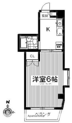 ドルフ池上 301｜東京都大田区池上３丁目(賃貸マンション1K・3階・17.71㎡)の写真 その2