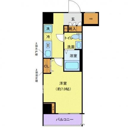 クレヴィスタ蒲田 702｜東京都大田区西蒲田６丁目(賃貸マンション1K・7階・25.24㎡)の写真 その2