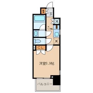 レフィール銀座フロント 206号室｜東京都中央区築地４丁目(賃貸マンション1K・2階・24.86㎡)の写真 その2