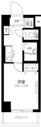 メインステージ白金高輪 405｜東京都港区三田５丁目(賃貸マンション1K・4階・20.35㎡)の写真 その2