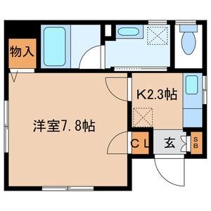 ソレイユ宮坂 101号室｜東京都世田谷区宮坂１丁目(賃貸アパート1K・1階・26.04㎡)の写真 その2