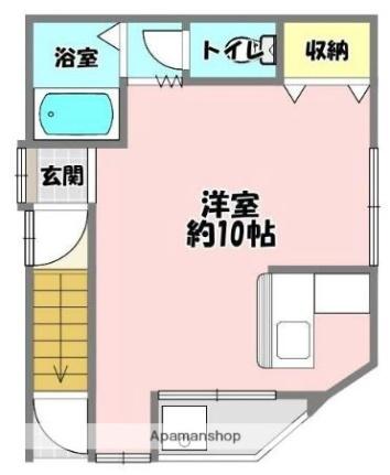 東京都葛飾区西新小岩５丁目(賃貸アパート1R・2階・27.73㎡)の写真 その2