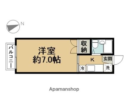 コーポＴ＆Ｔ平石 ｜東京都江戸川区東葛西６丁目(賃貸アパート1K・2階・18.06㎡)の写真 その2