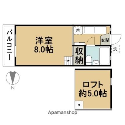 ホワイトコーポ 202｜東京都江戸川区東葛西２丁目(賃貸アパート1K・2階・18.00㎡)の写真 その2