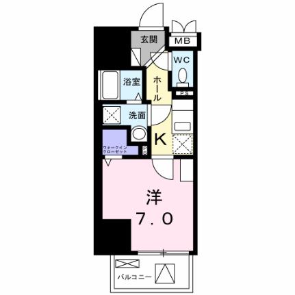 Ｅ．ステージ　新御徒町 502｜東京都台東区元浅草３丁目(賃貸マンション1K・5階・26.16㎡)の写真 その2