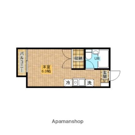 アドバンス ｜東京都八王子市丹木町２丁目(賃貸アパート1R・1階・17.00㎡)の写真 その2