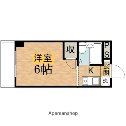 メゾンフローラル 305 ｜ 東京都日野市万願寺４丁目（賃貸アパート1R・3階・17.44㎡） その2