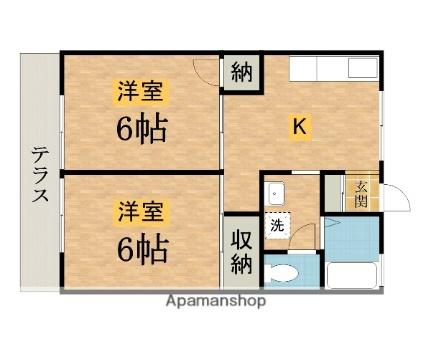 アネックス峯尾 ｜東京都八王子市緑町(賃貸アパート2DK・2階・34.72㎡)の写真 その2