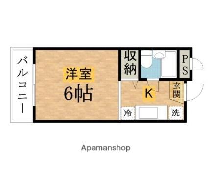 プレミール大沢 104 ｜ 東京都八王子市山田町（賃貸マンション1R・1階・17.60㎡） その2