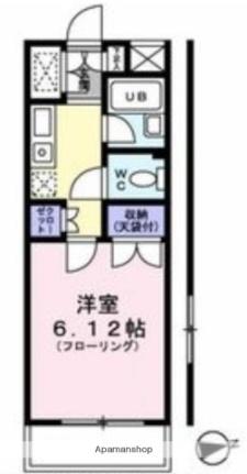 東京都小平市花小金井７丁目（賃貸マンション1R・3階・21.15㎡） その2