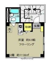 東京都杉並区阿佐谷北６丁目（賃貸マンション1R・2階・17.36㎡） その2