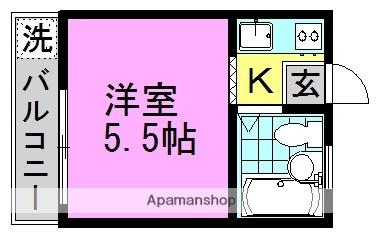 東京都杉並区阿佐谷北５丁目(賃貸アパート1R・2階・15.00㎡)の写真 その2