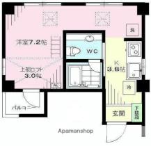 シルクハイム  ｜ 東京都杉並区阿佐谷北２丁目（賃貸マンション1K・3階・25.04㎡） その2