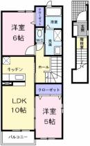 プラシードI 201 ｜ 東京都青梅市梅郷６丁目（賃貸アパート2LDK・2階・54.67㎡） その2